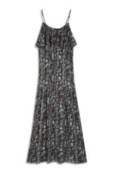 Vestido Floral Rolly Preto