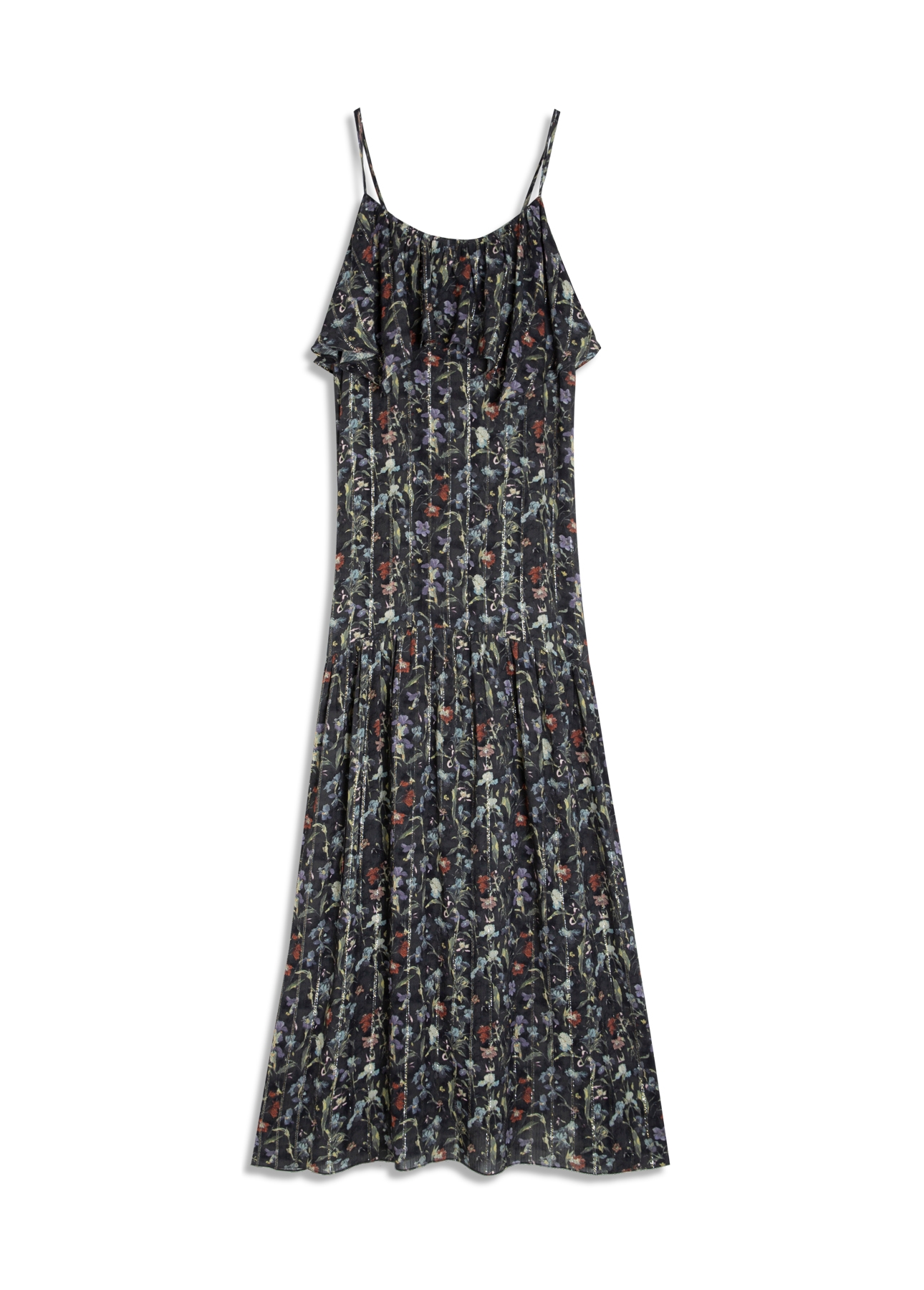 Vestido Floral Rolly Preto