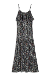 Vestido Floral Rolly Preto