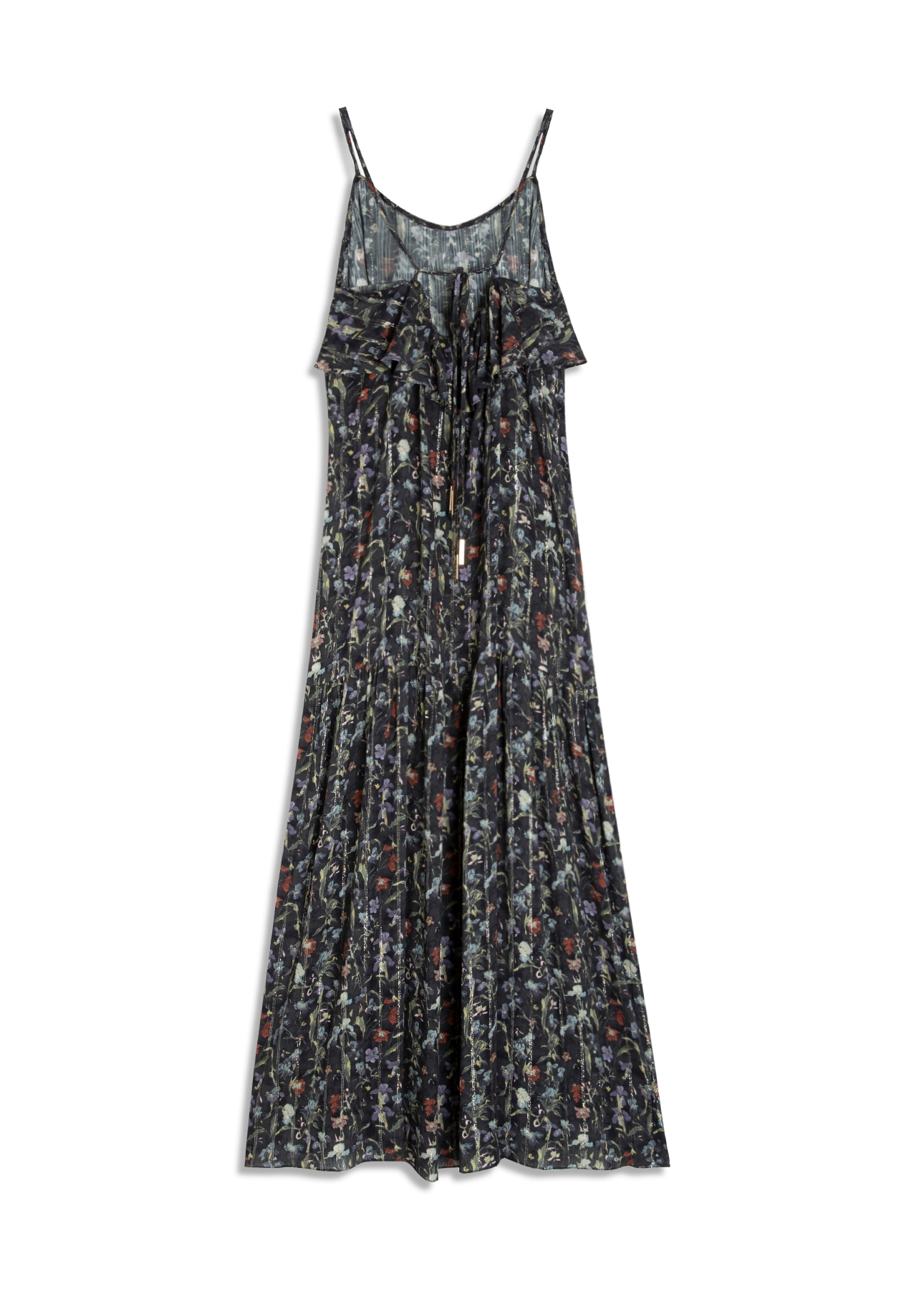 Vestido Floral Rolly Preto