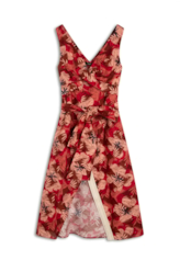 Vestido Flower Power Vermelho