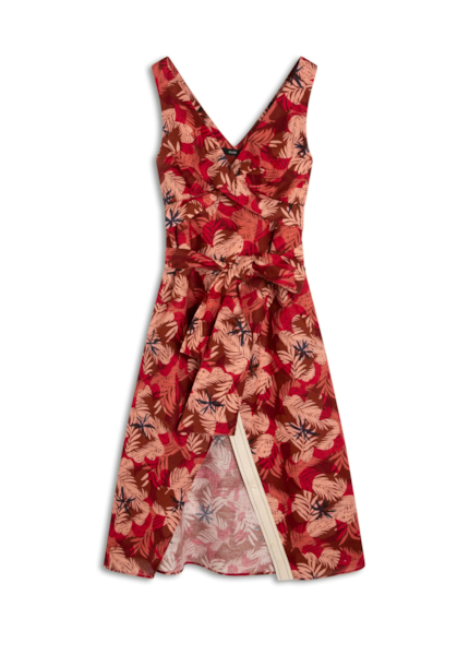 Vestido Flower Power Vermelho