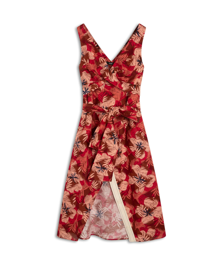 Vestido Flower Power Vermelho