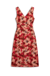 Vestido Flower Power Vermelho