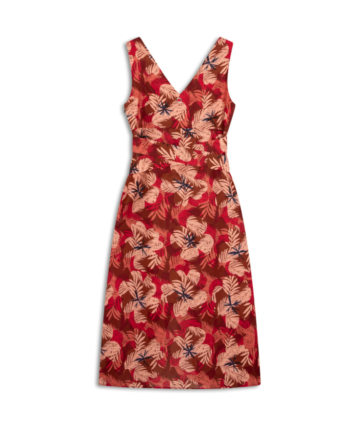 Vestido Flower Power Vermelho