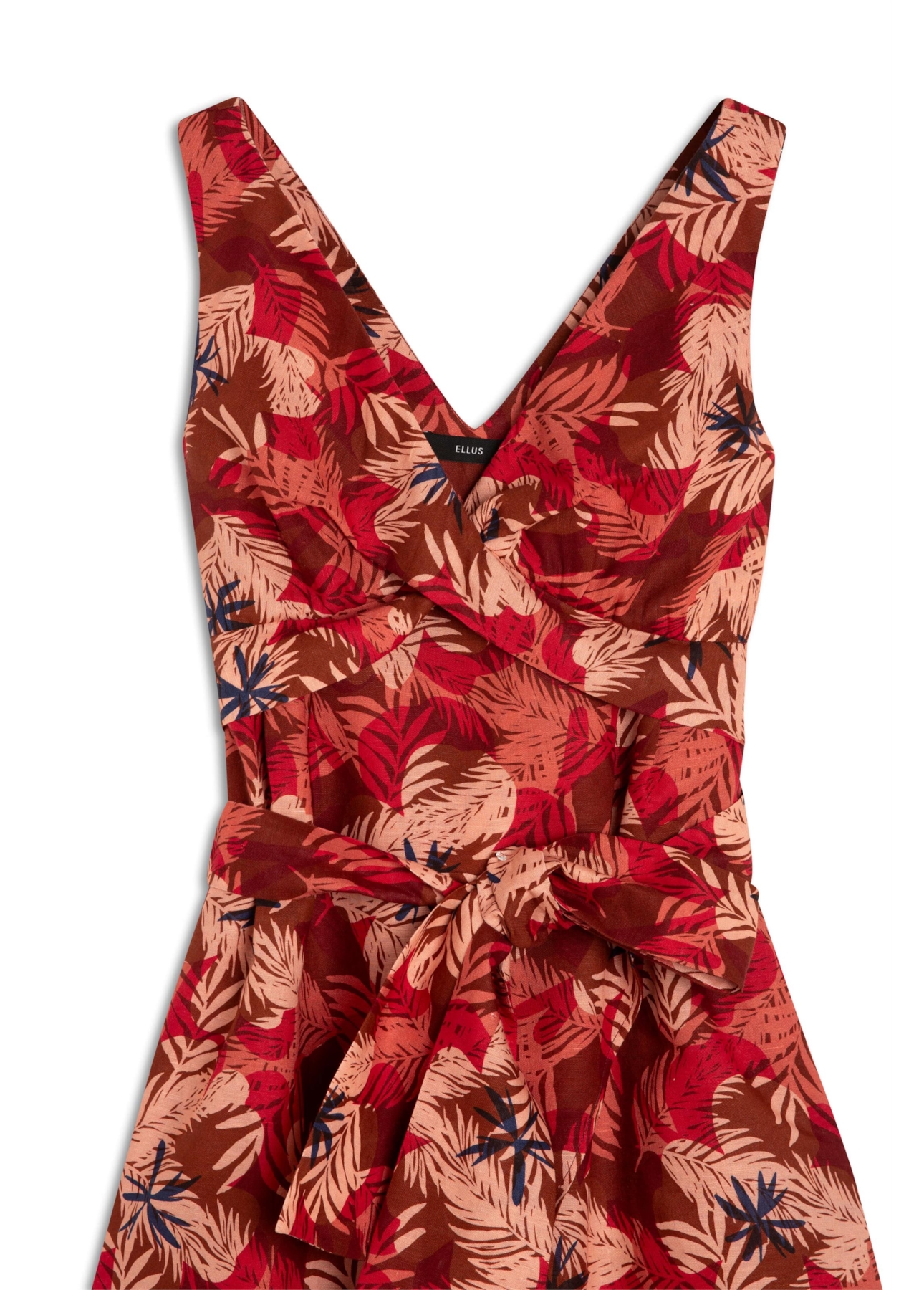 Vestido Flower Power Vermelho