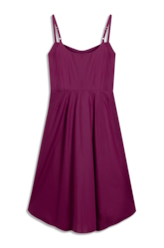 Vestido Galles Pleated Pitaya