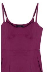 Vestido Galles Pleated Pitaya