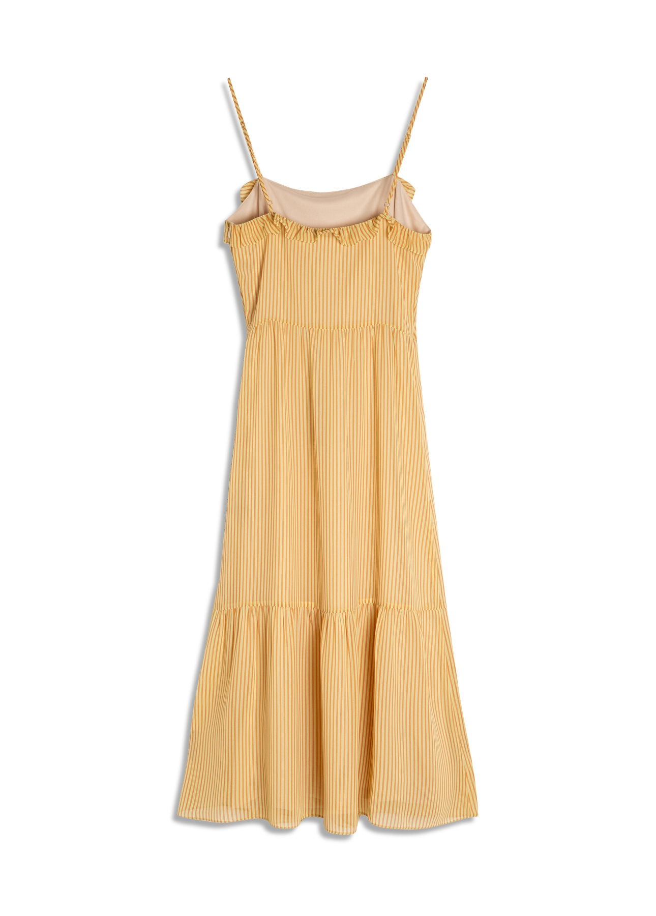 Vestido Georgette Amarelo