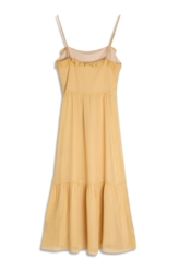 Vestido Georgette Amarelo