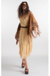 Vestido Georgette Amarelo