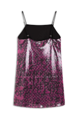 Vestido Grafiti Paete Square Pink