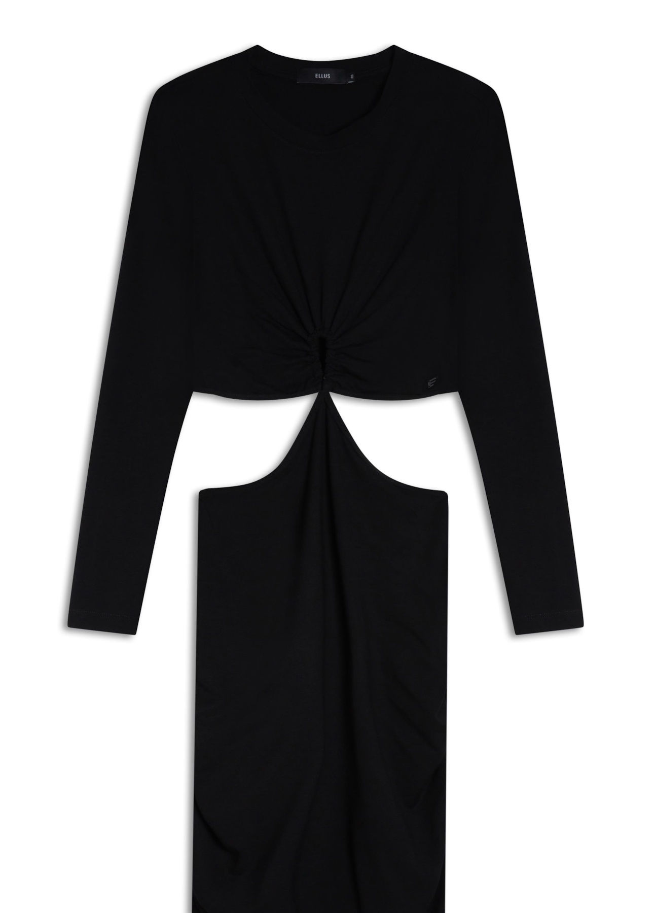 Vestido Heavy Cutout Dress Preto