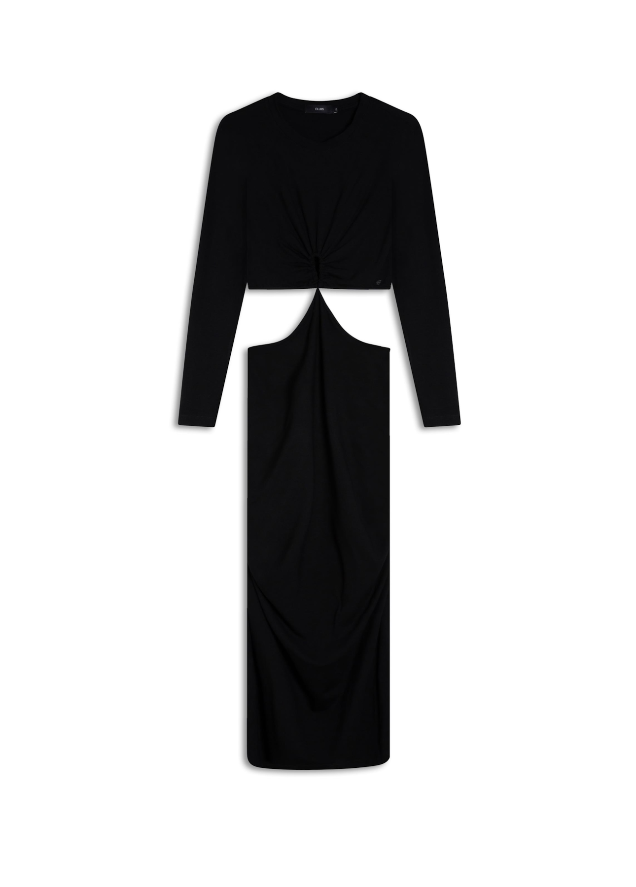 Vestido Heavy Cutout Dress Preto