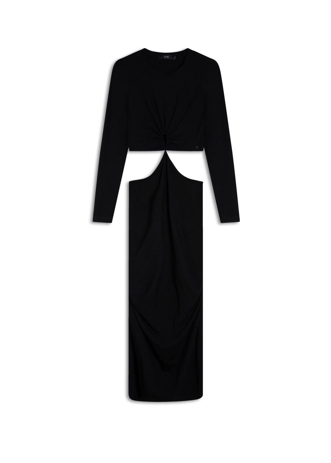 Vestido Heavy Cutout Dress Preto