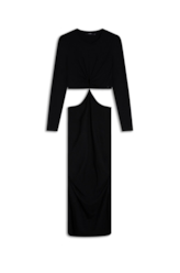 Vestido Heavy Cutout Dress Preto