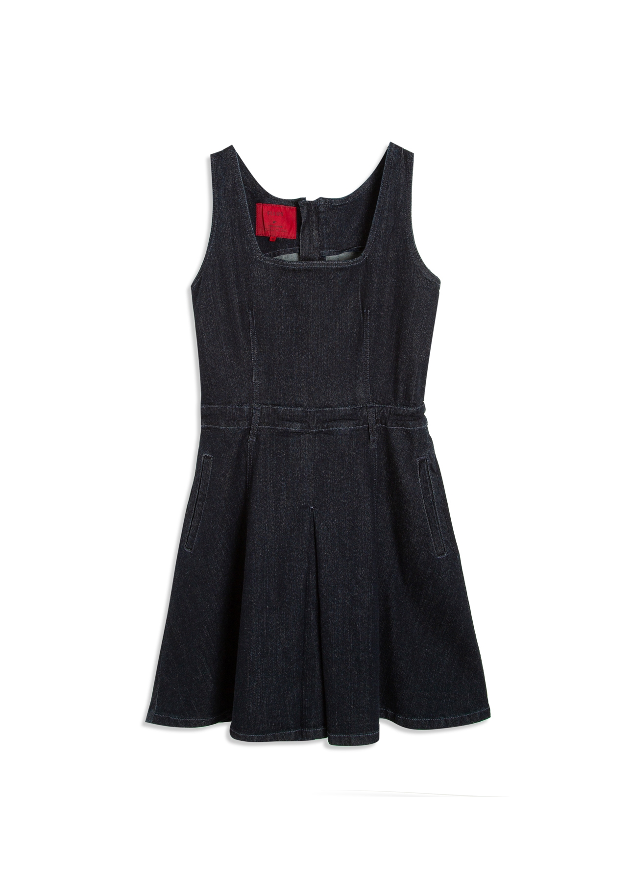 Vestido High Comfort Dark Indigo Amaciado
