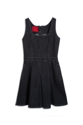 Vestido High Comfort Dark Indigo Amaciado