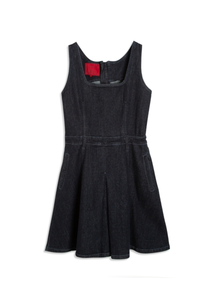 Vestido High Comfort Dark Indigo Amaciado