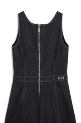 Vestido High Comfort Dark Indigo Amaciado