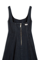 Vestido High Comfort Dark Indigo Amaciado