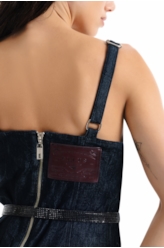 Vestido High Comfort Dark Indigo Bolso 2107 Lav.Amac.+res.e Amas