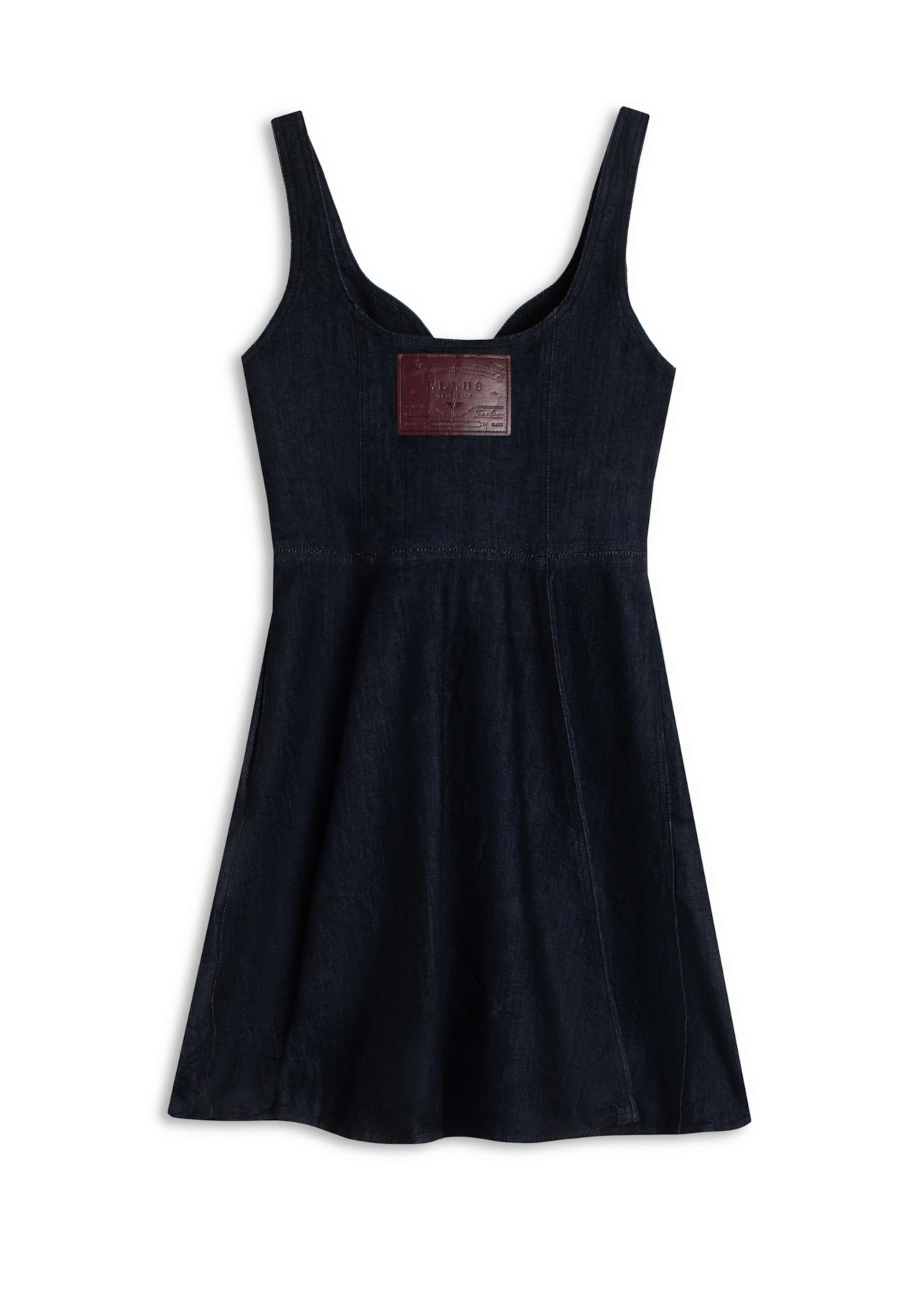 Vestido High Comfort Dark Indigo Botoe Lav. Amaciado+resina e Amassado