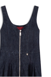 Vestido High Comfort Dark Indigo  Lav.Amaciado