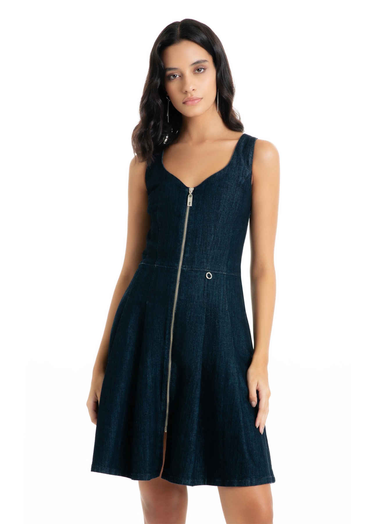 Vestido High Comfort Dark Indigo  Lav.Amaciado