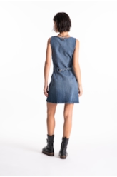 Vestido High Comfort Dark Indigo Lav.Medio