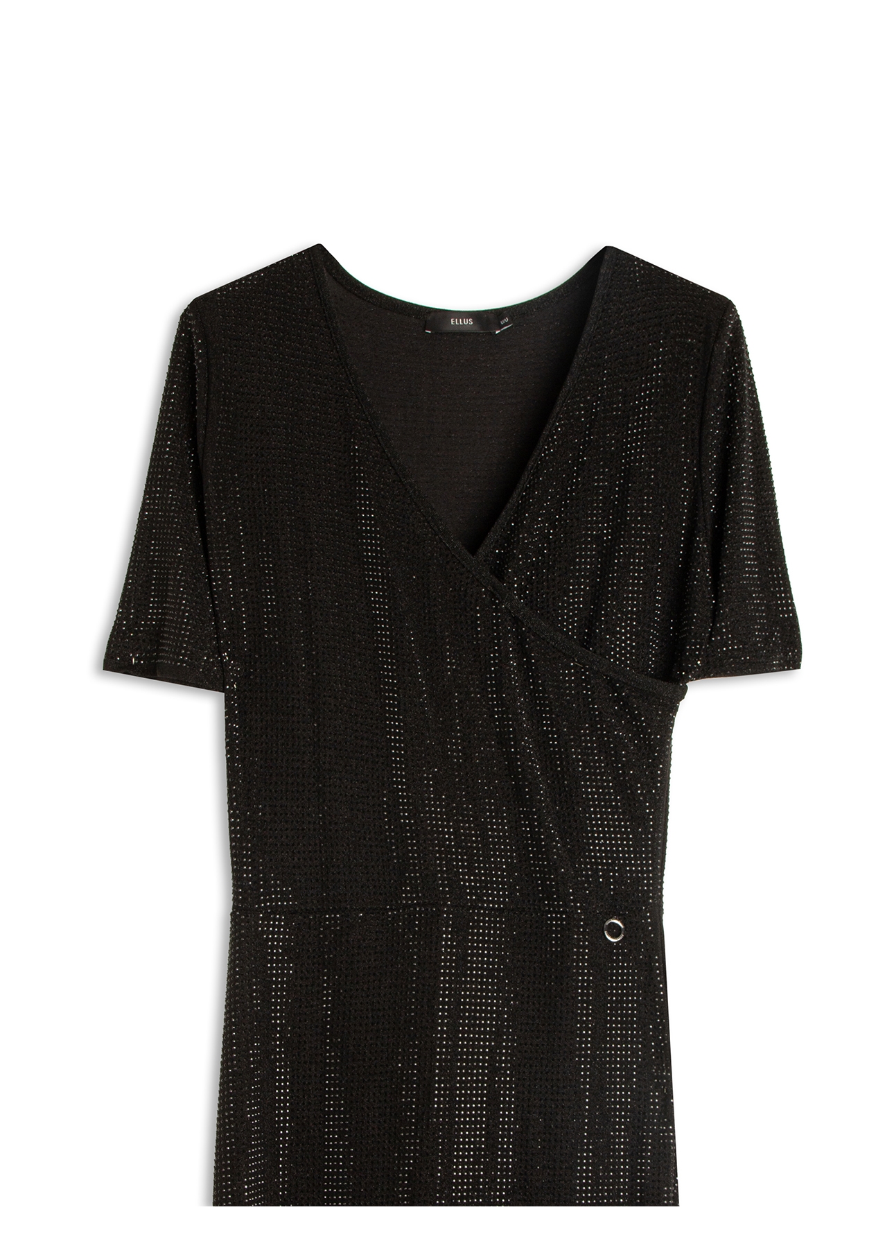 Vestido Hotfix Double Breasted Preto