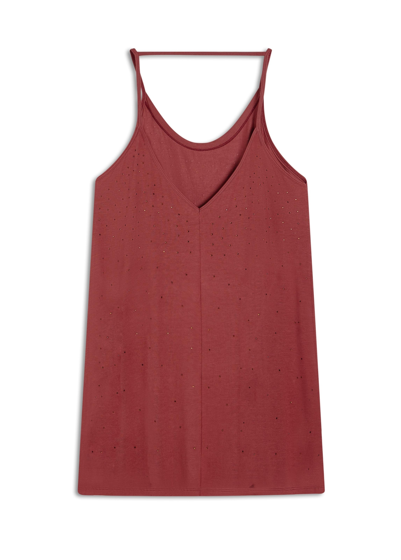Vestido Hotfix Fluid Sangria