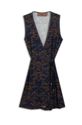 Vestido Ikat Dress Ellus Old Purple