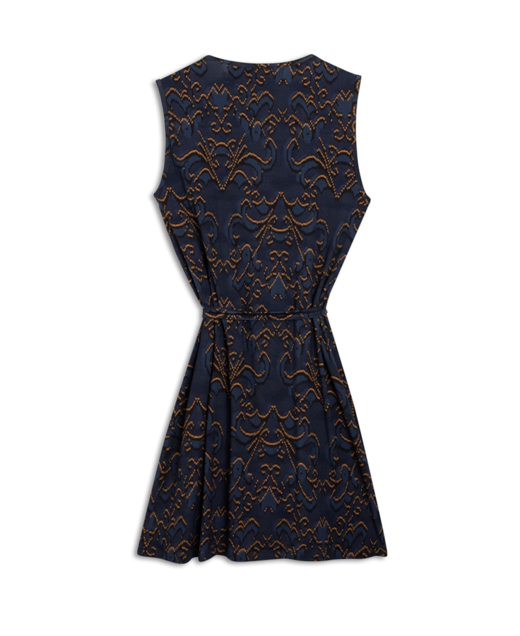 Vestido Ikat Dress Ellus Old Purple