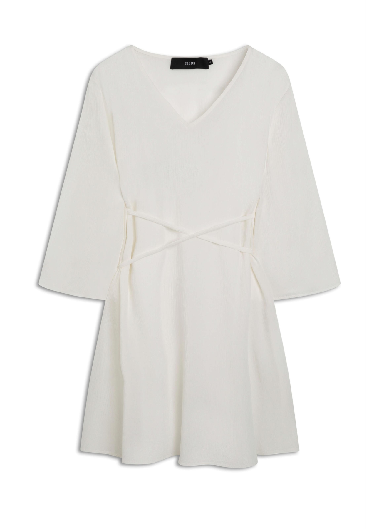 Vestido Indiano Evase Fluid Off White