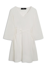 Vestido Indiano Evase Fluid Off White