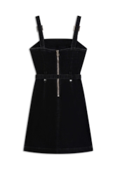 Vestido Jeans Intense Black 1744-Lav.Black C/ Rebolo