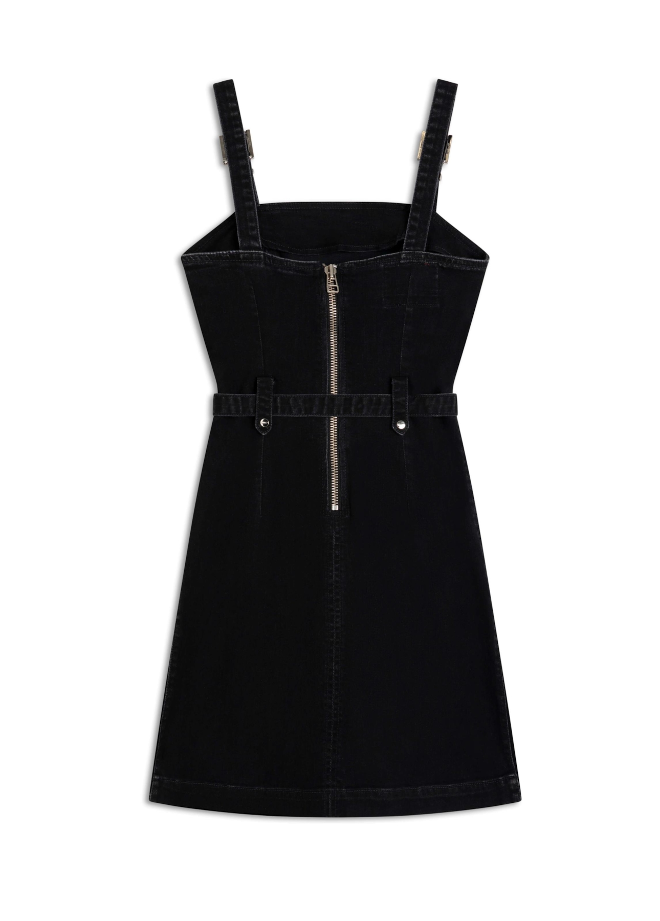 Vestido Jeans Intense Black 1744-Lav.Black C/ Rebolo