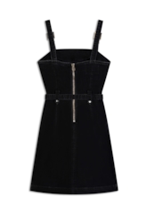 Vestido Jeans Intense Black 1744-Lav.Black C/ Rebolo