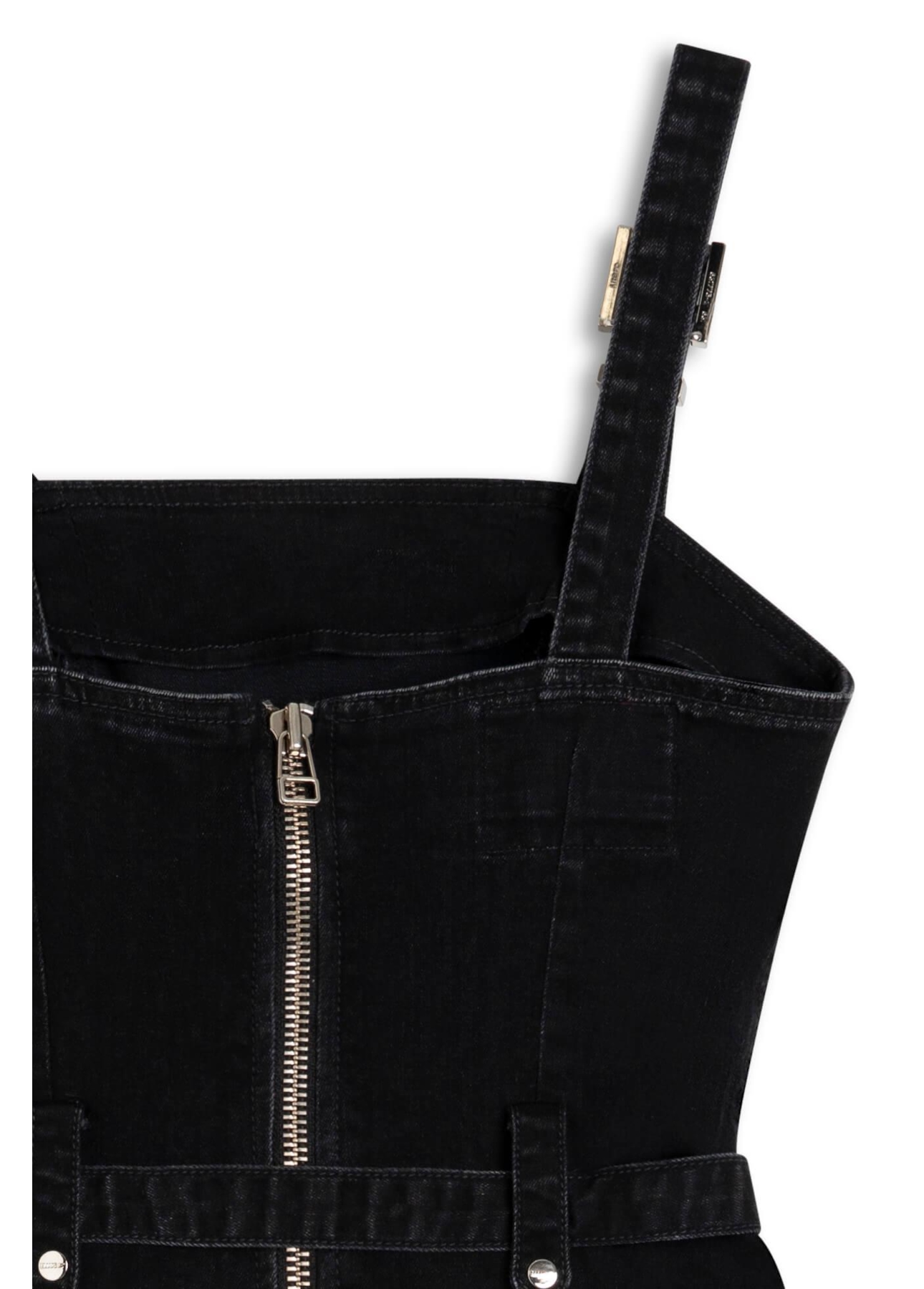 Vestido Jeans Intense Black 1744-Lav.Black C/ Rebolo