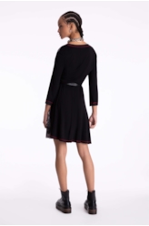 Vestido Jersey Little Flowers Vermelho