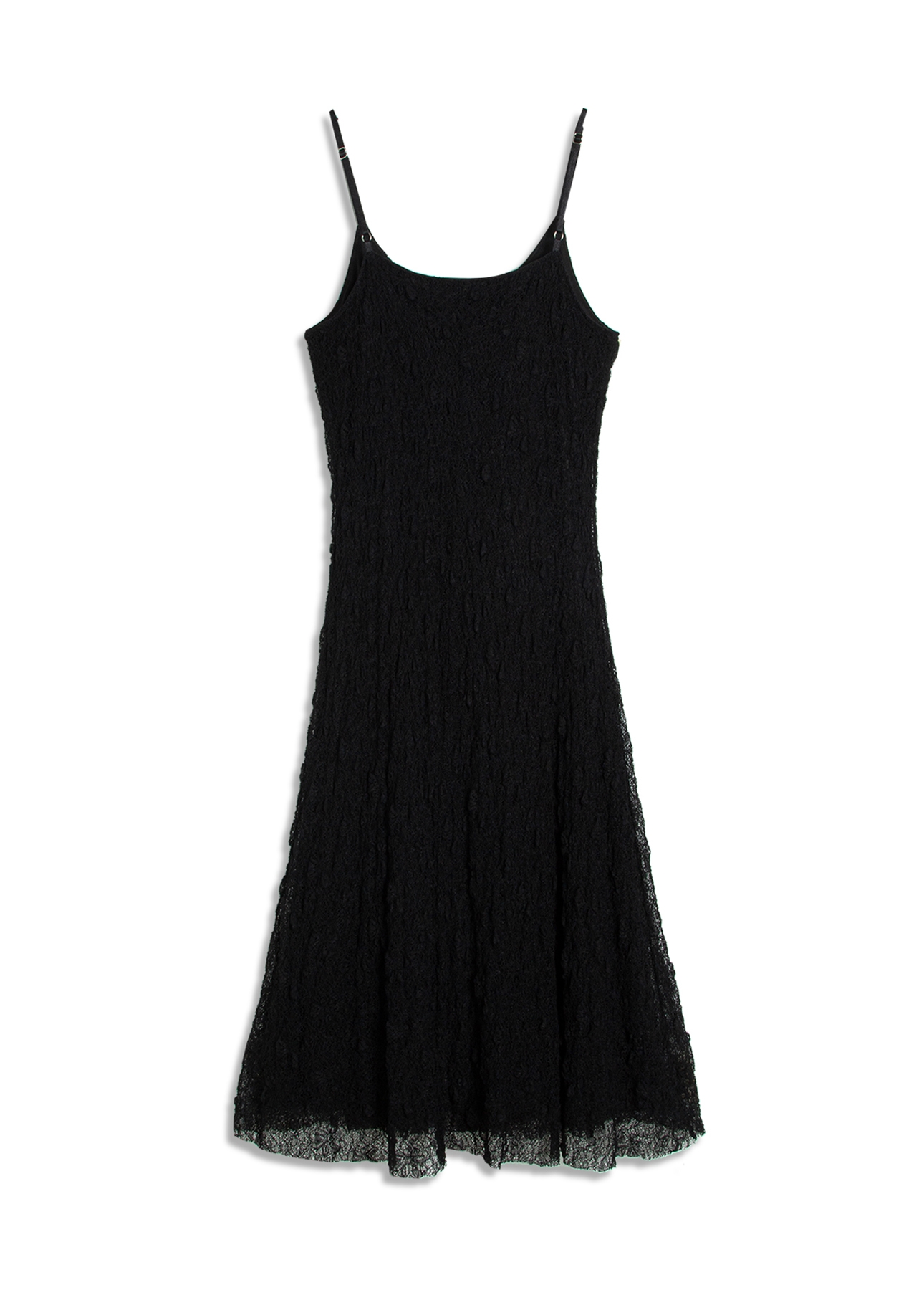 Vestido Larios Strappy Knee Preto