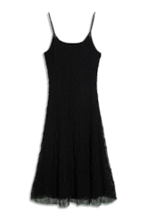Vestido Larios Strappy Knee Preto