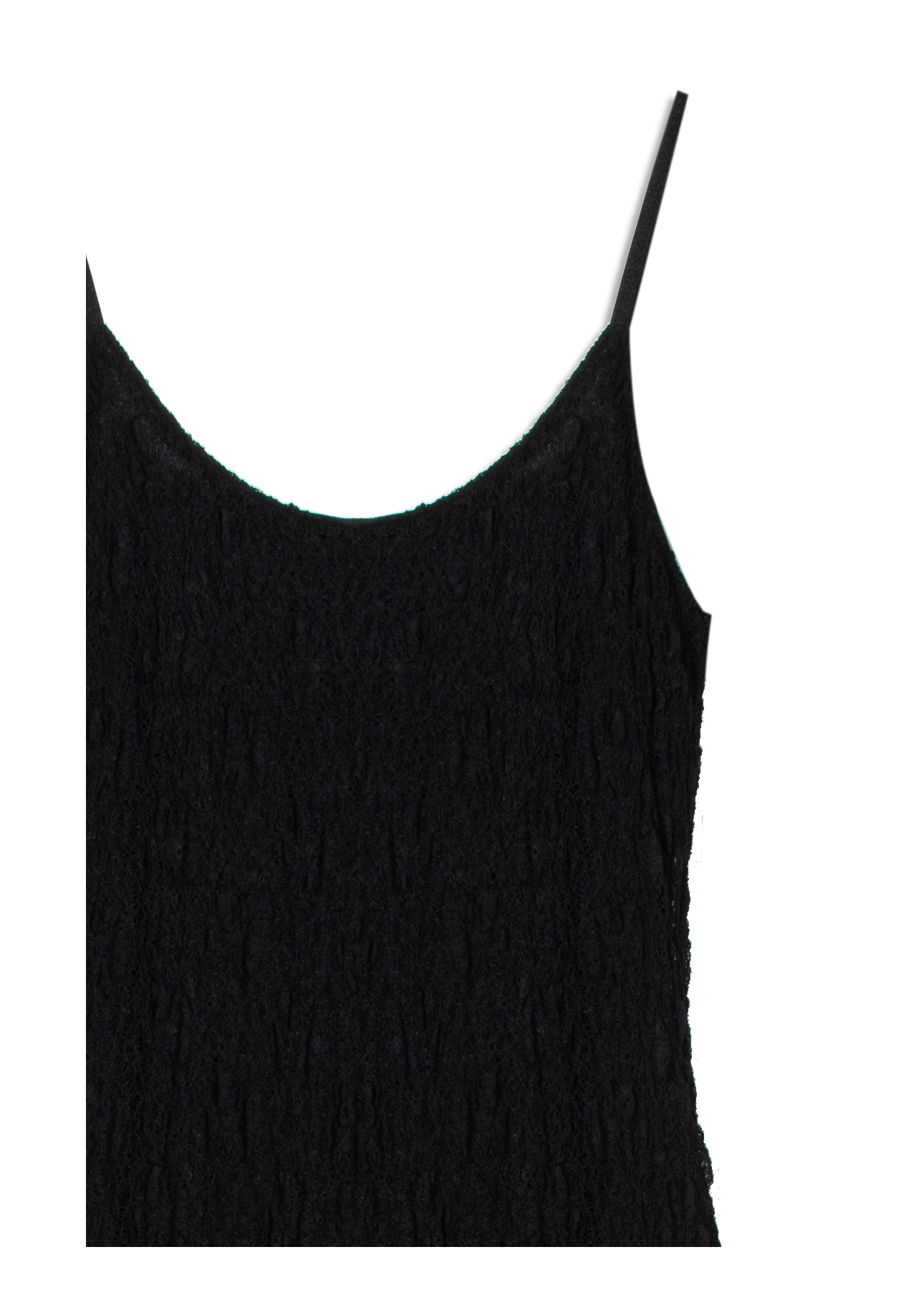Vestido Larios Strappy Knee Preto