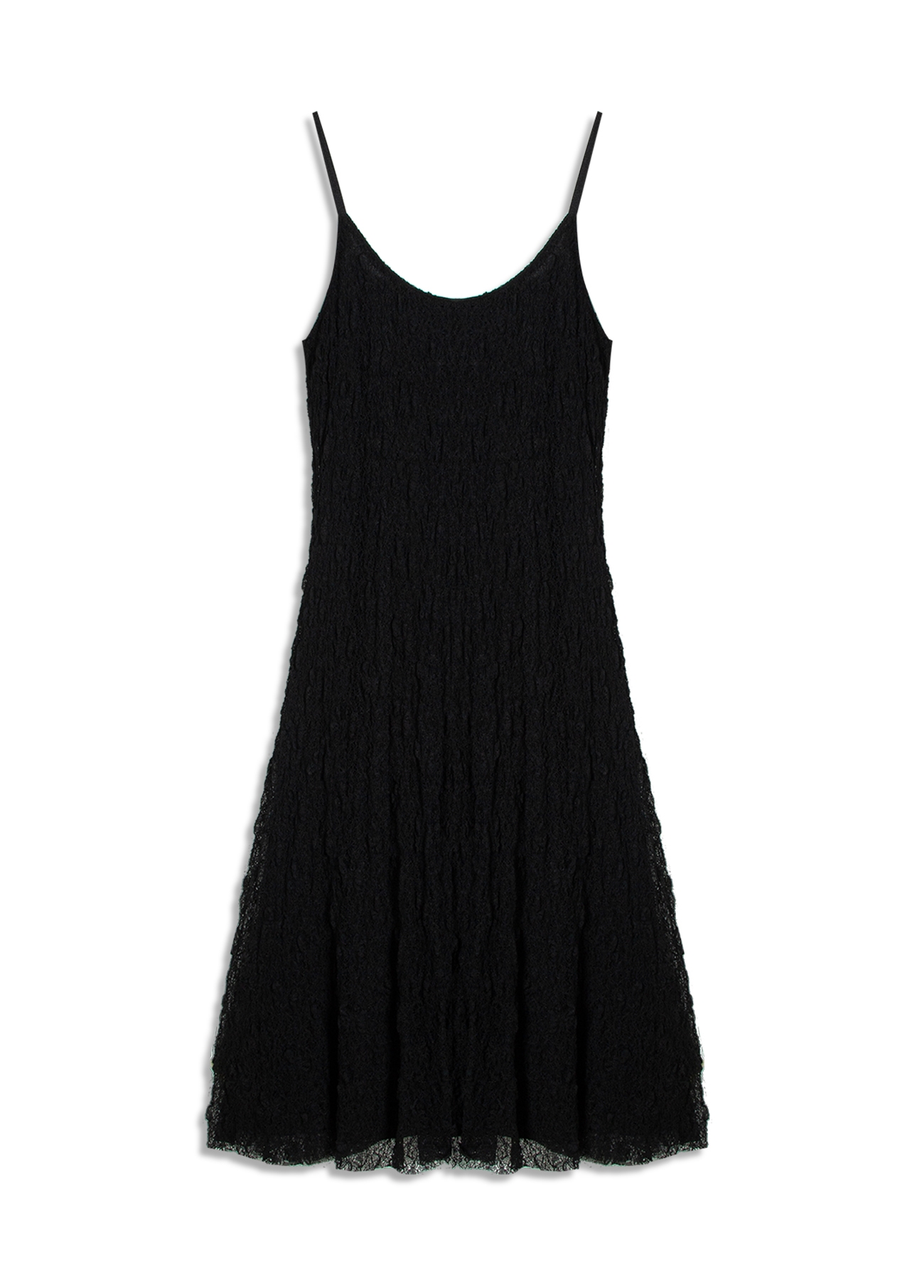 Vestido Larios Strappy Knee Preto
