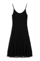 Vestido Larios Strappy Knee Preto