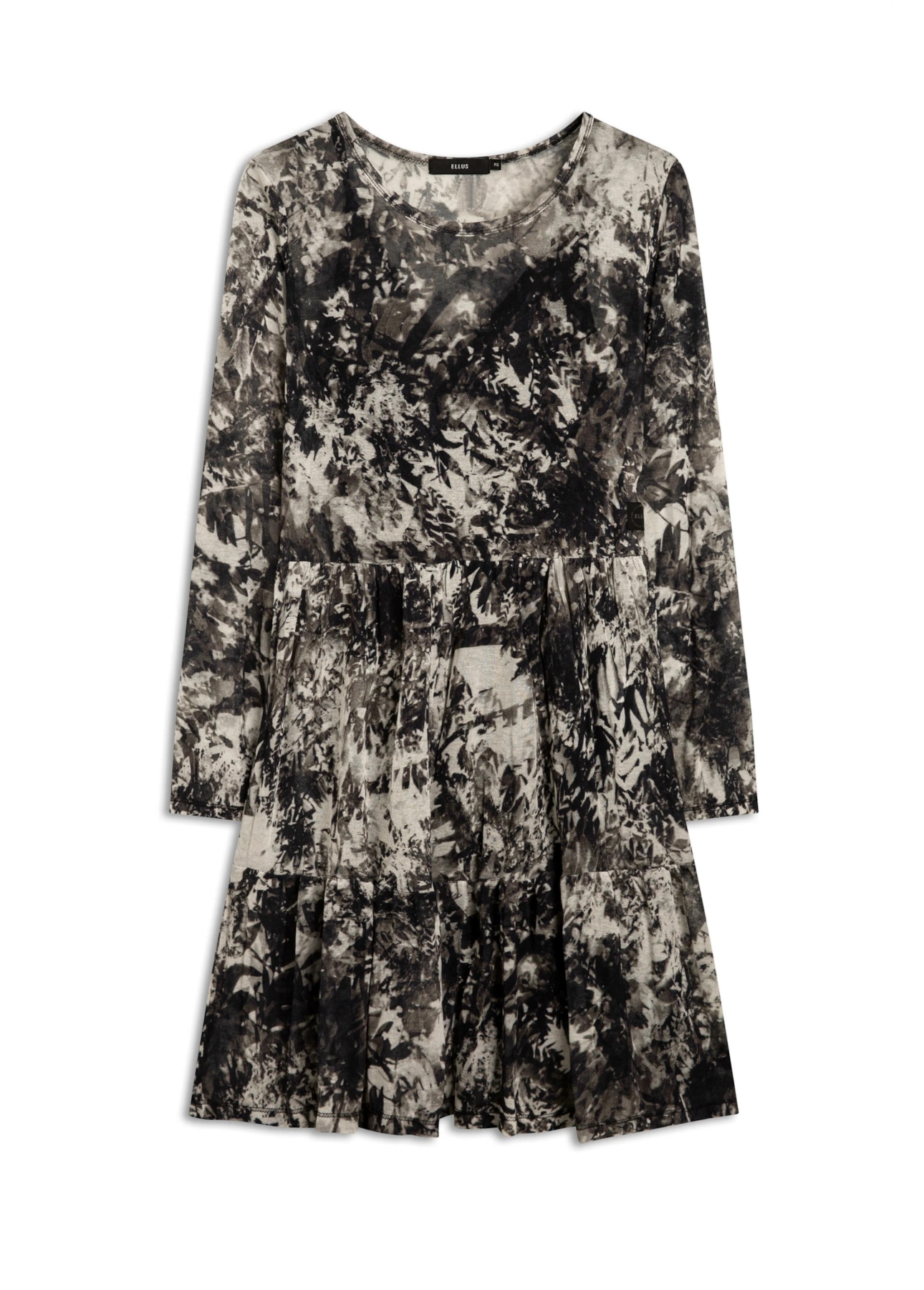 Vestido Leaface Ruffle Preto
