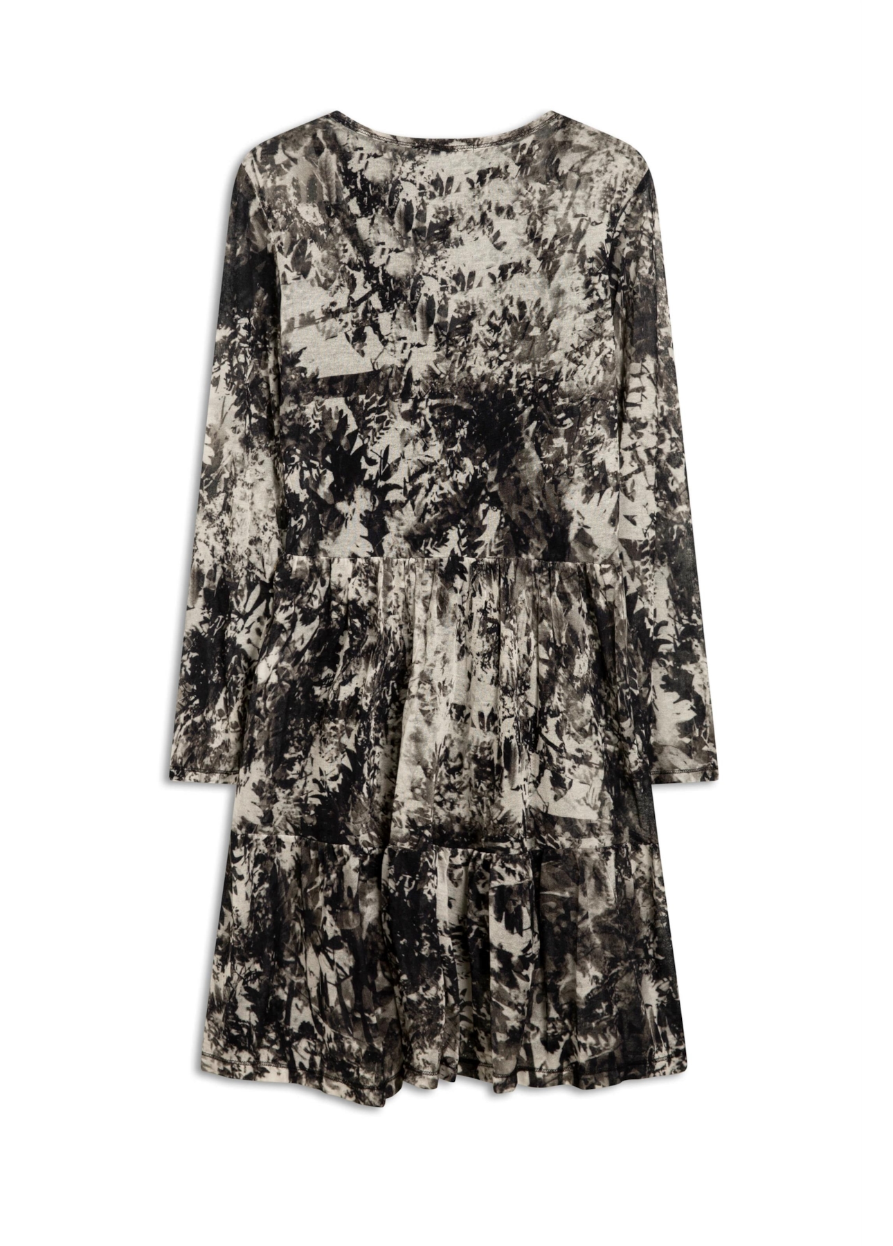 Vestido Leaface Ruffle Preto