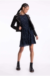 Vestido Libelula Ruffle Estampado