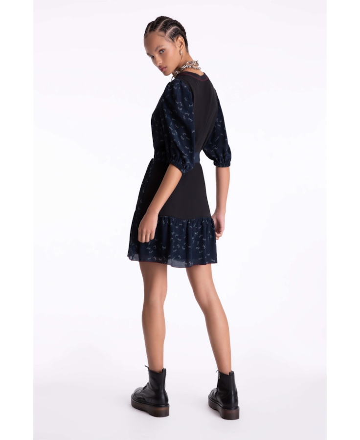 Vestido Libelula Ruffle Estampado